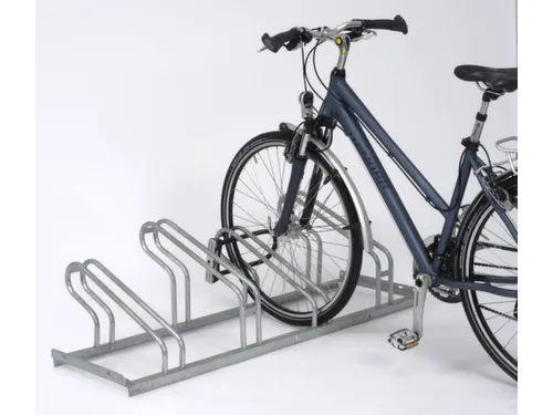 Fiets-Beugelrek L 1400Mm 4Plaatsen Enkelzijdig Gelast Verzinkt