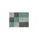 Akoestische PET-vilt wandtegels 30x30cm Combi Petrol Groen 12 Stuks