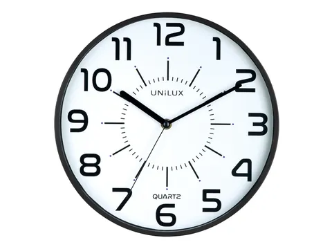 Wandklok Unilux Pop zwart