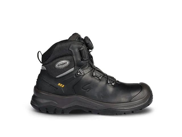 Chaussure de sécurité haute Grisport 903L BOA S3 noir Pointure 44
