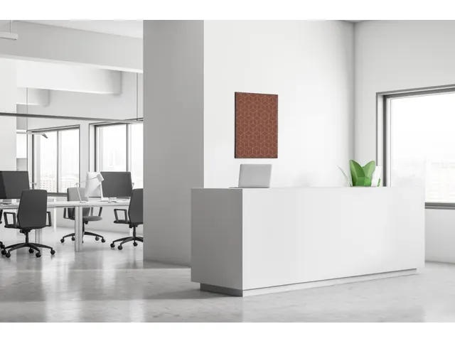 Wanddecoratie Textiel Set 40x40cm Hexagon Roest bruin