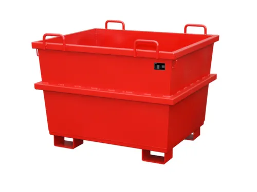Universele Stortgoedbak Rood Heftruck Kraantraverse 955x1040x1200mm