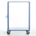 pakketwagen,draagverm. 600kg,laadvl. LxB 1200x800mm,houtetage,RAL5010