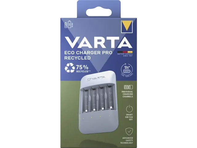 Batterijlader Varta voor 4 AA/AAA batterijen