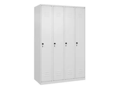 locker voor scheiding van kleding,HxBxD 1850x1200x500mm,4vak