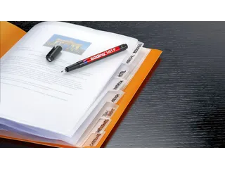 Viltstift edding 141 rond 0.6mm zwart - 3