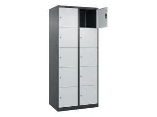lockerkast,HxBxD 1850x800x500mm,2x5vakken,vak B 400mm,cil.-slot - 1
