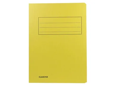 3 Klepsmap A4 300 Gram Geel