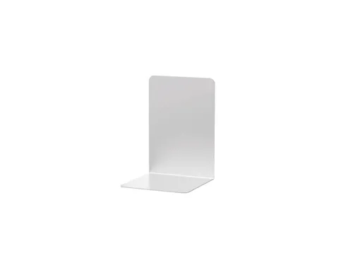 Boekensteun MAUL aluminium 12x12x17.5cm set 2 zilver