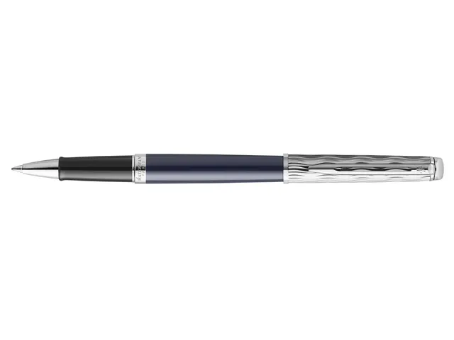 Roller Waterman Hémisphère L'Essence Bleu Laqué CT pointe fine
