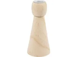 Kandelaar Creativ Company hout conisch 14.5cm
