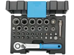 GEDORE 666-U-20 Bit dopsleuteldoos met ratel 1/4 inch 35-delig