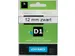 Labeltape Dymo 45010 D1 S720500 12mmx7m zwart op transparant