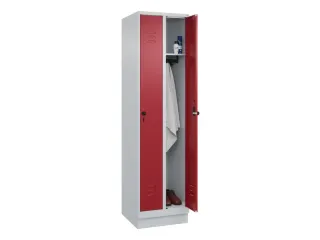locker,HxBxD 1950x500x500mm,2vak,vak B 250mm,draaigrendel,sokkel - 3