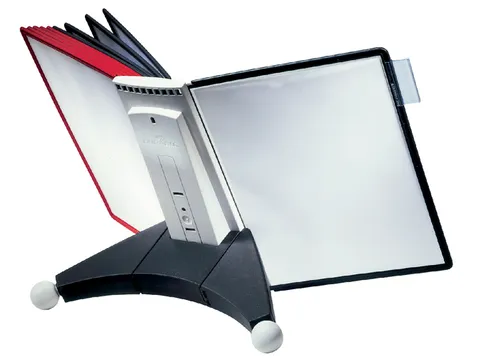 Bureaustandaard Durable 5632 Sherpa met 10-tassen rood/zwart