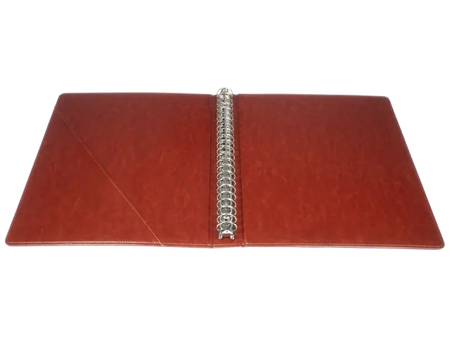 Ringband Multo Hannibal A4 23r O-25mm cognac kunstleder