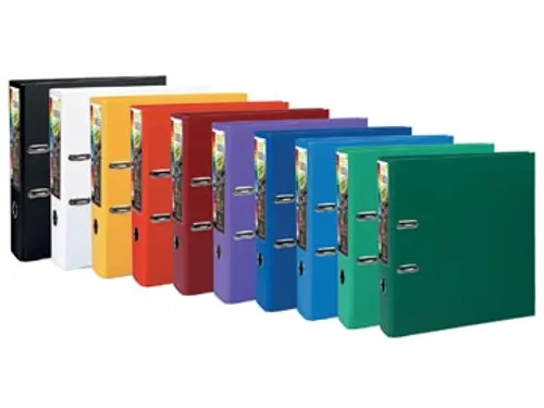 Ordner A4 Pp 80mm Assorti Felle Kleuren