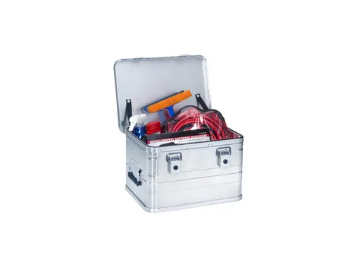 Aluminium transportbox,HxLxB 265x435x335mm,wanden gesloten