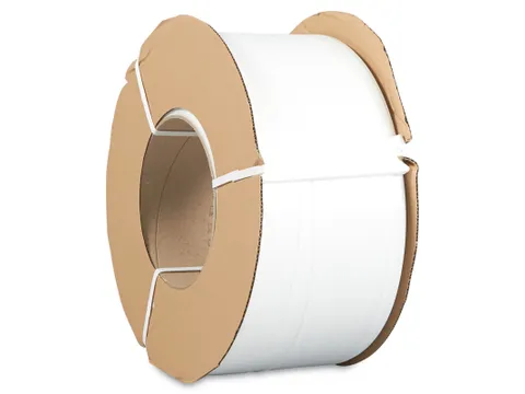 Omsnoeringsband Strappingsband Wit 12,00 x 0,630 mm x 3000,00 m