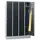 lockerkast,HxBxD 1850x1200x500mm,4vak,RAL7035,front RAL7016