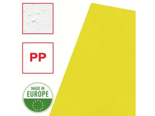 L-map Esselte Standaard A4 Pp Geel 0.11mm - 6