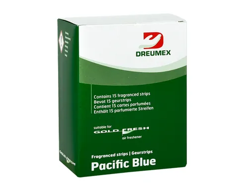 Luchtverfrisser Dreumex Gold Fresh Pacific Blue 15 strips