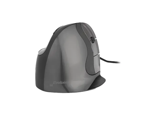 Evoluent D Ergonomische muis bedraad rechts Antraciet Medium