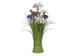 Kunstgras Everlands met bloemen assorti 40cm polyester