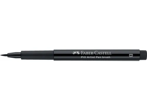 tekenstift Faber Castell Pitt Artist Pen Brush 199 zwart