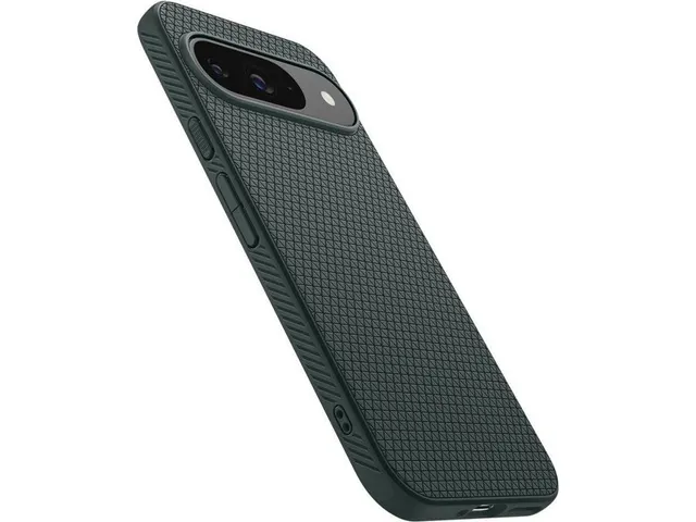Spigen Case ACS07683 Google Pixel 9 (Pro) Liquid Air Abyss Green