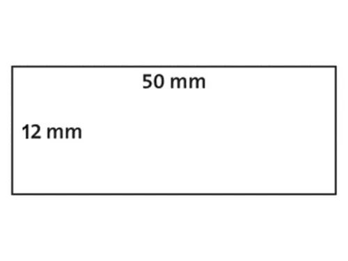Etiket Dymo 99017 Labelprint Hangmapruiter 12x50mm S0722460