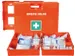 mallette de secours,DIN 13169,ABS orange,av. support mural