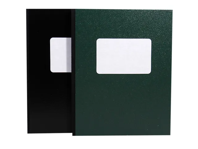 schrift Kangaro A4 lijn met harde kaft zwart