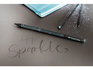 Potlood Faber-Castell grafiet Grip Sparkle Midnight ocean - 5