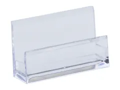 visitekaartjeshouder Alco 103x60x30mm acryl transparant