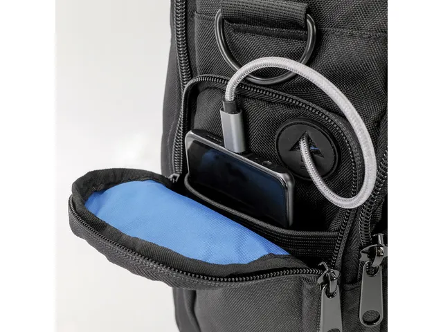 Laptoptas STOP Nias 3in1 zwart