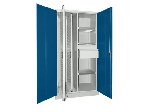 verticale kast,HxBxD 1950x1000x600mm,RAL7035,front RAL5010