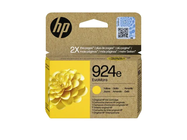 Cartouche d'encre HP 4K0U9NE 924E Evomore jaune