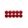 Magneet MAUL Solid 38mm 2500gr rood 10 stuks