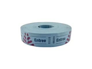 Entreebewijs Combicraft nummering 1-1000 blauw 1000 stuks - 3