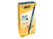 Balpen Bic soft feel grip clic medium blauw