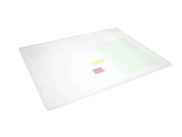 Schrijfonderlegger Duraglas 50x65cm Transparant Kunststof