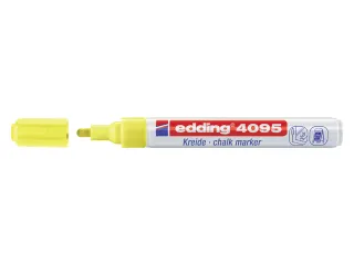Krijtstift edding 4095 rond neon geel 2-3mm - 1