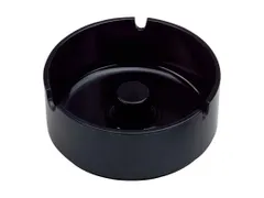 Asbak melamine Ø12,5cm zwart