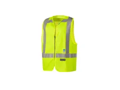 Sioen Sarvan 620A fluohesje, fluo geel, maat L, per stuk
