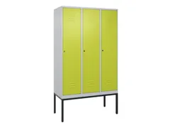 locker voor scheiding van kleding,HxBxD 2120x1200x500mm,3vak