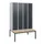 locker met bank,HxBxD 1950x1200x815mm,4vak,vak B 300mm,cil.-slot
