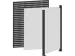 OUTLET Kit banque d'accueil module d'angle 1007x780x636mm noir/gris cl