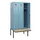 locker met bank,HxBxD 1950x900x815mm,3vak,vak B 300mm,cilinderslot