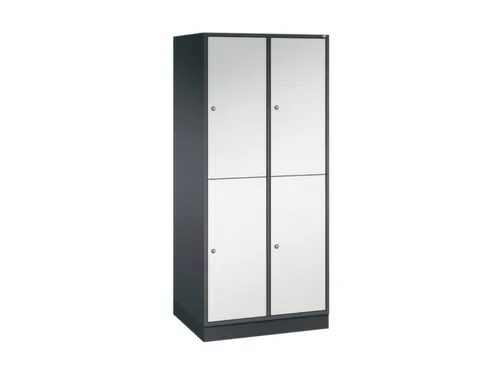 grootvolume garderobekast,RAL 7021/RAL 7035,HxBxD 1950x820x600mm